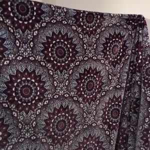 6x6 throw blanket mandala pattern